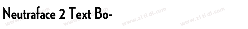 Neutraface 2 Text Bo字体转换